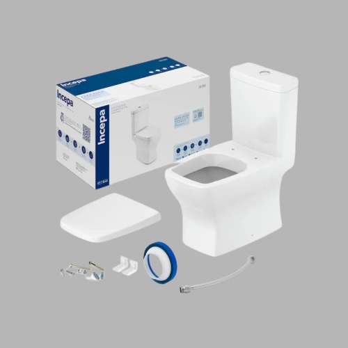 Kit Boss: bacia com caixa acoplada e itens de instalação